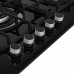 BCT90GG1 Beko 90 cm Black Glass Gas Cooktop